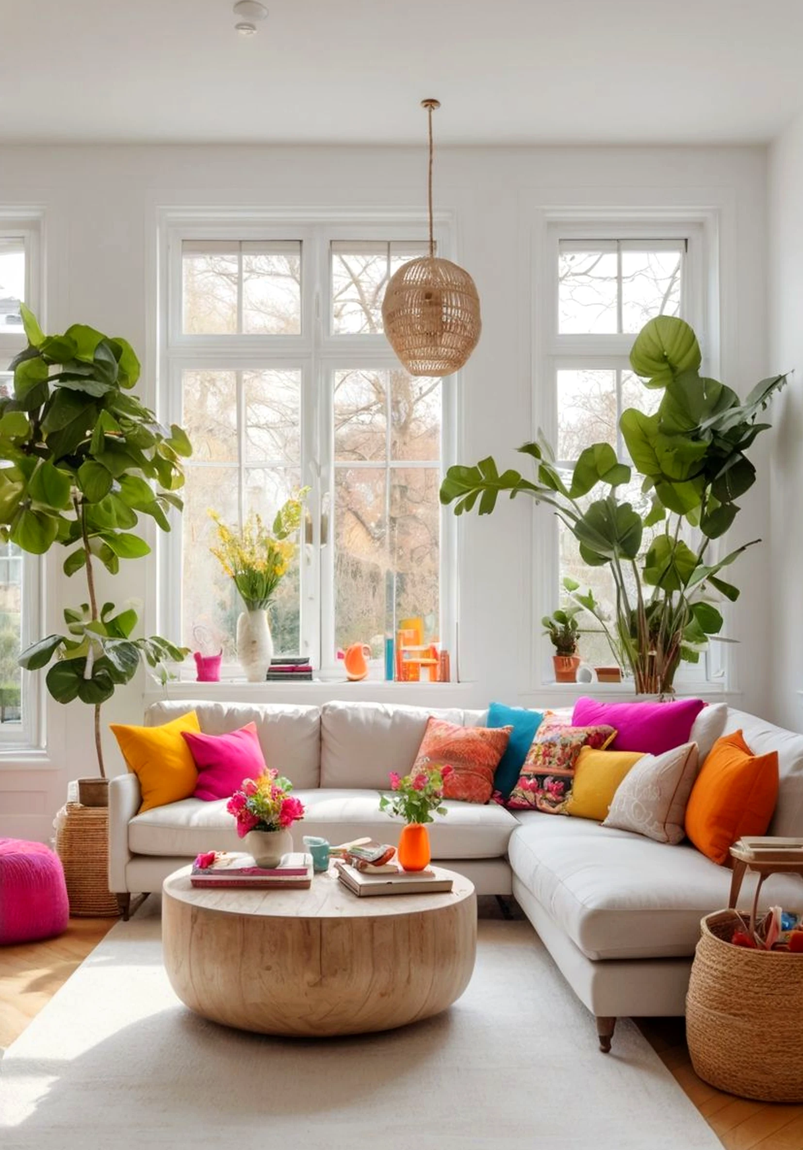 Warm terrace table brings a useful note of depth, making the table feel bright but not busy.
