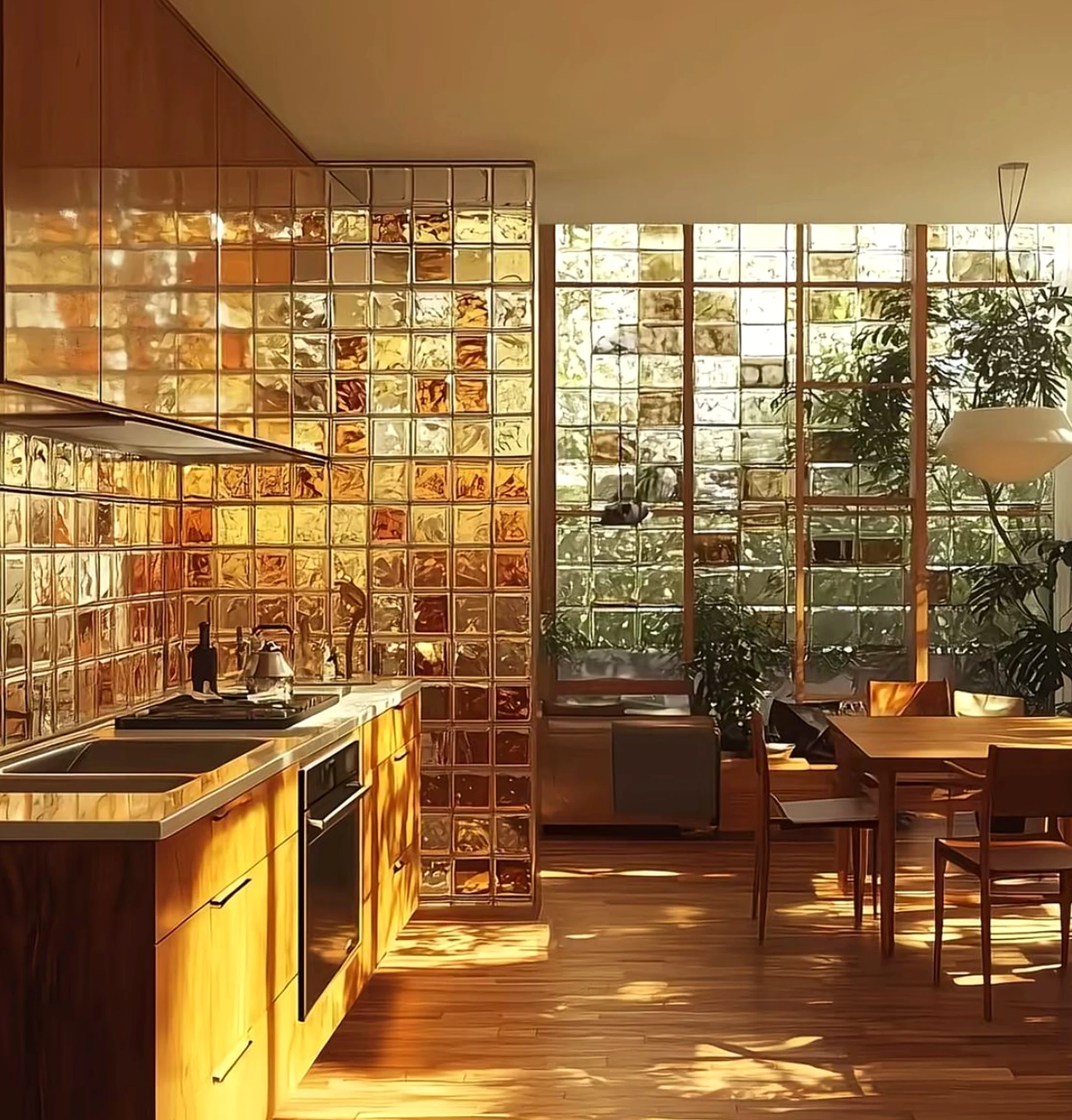 Refined fireplace area gives the entry more order, so the whole view feels fresh and intentional.