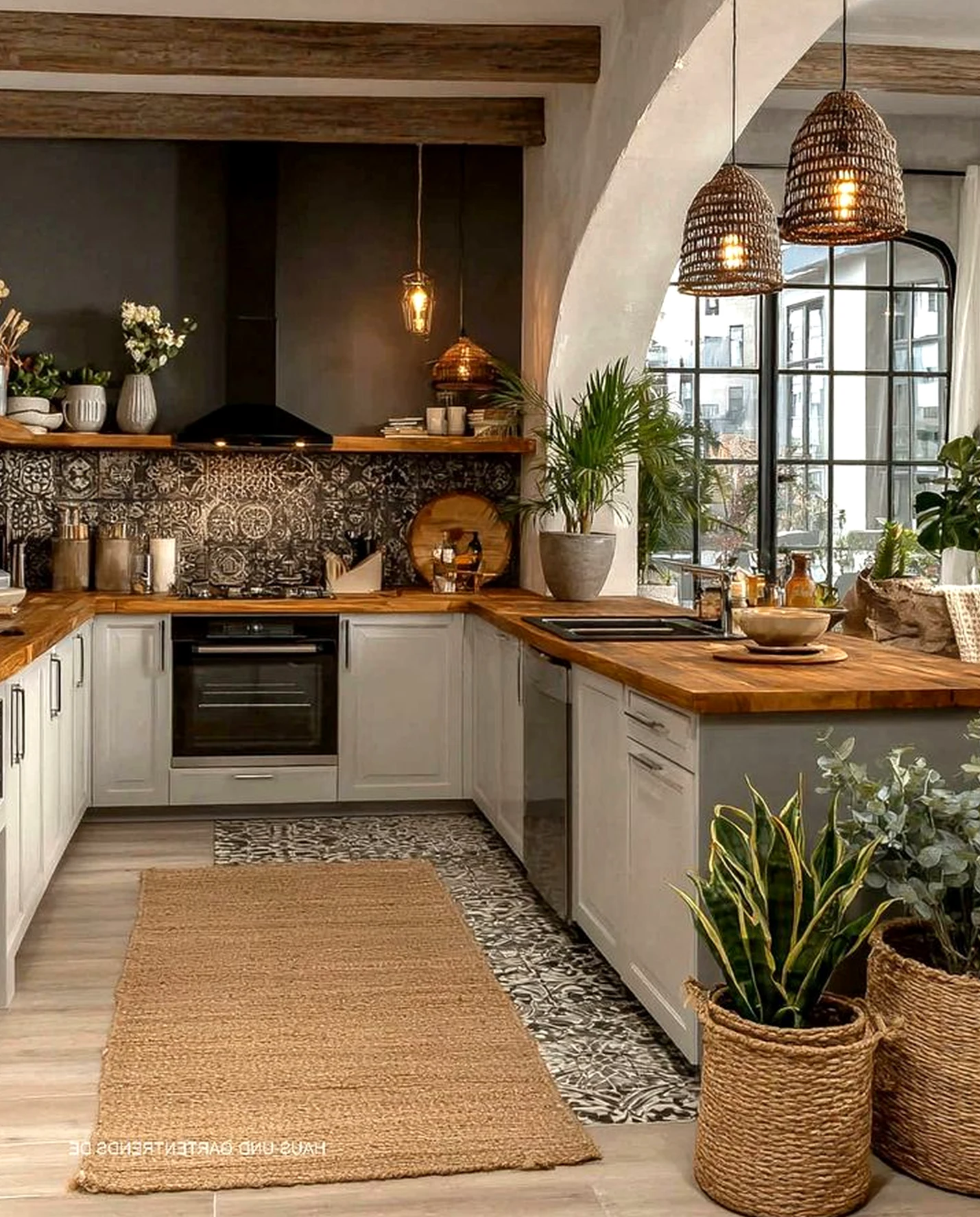 Fresh green entry adds a clear layer of shape, helping the table feel fresh and intentional.
