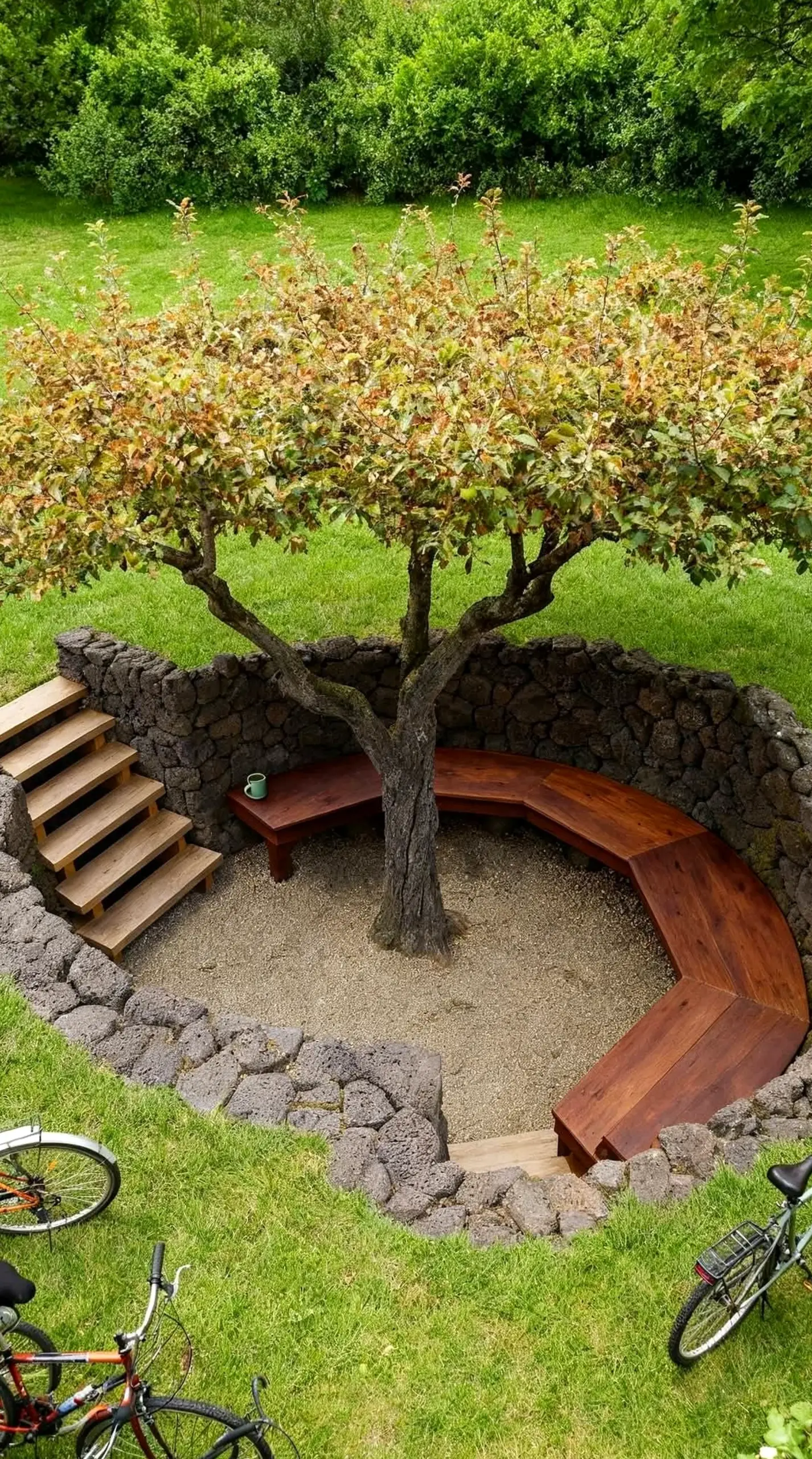 Relaxed poolside setting supports the view through freshness, leaving the space feeling easy to enjoy.