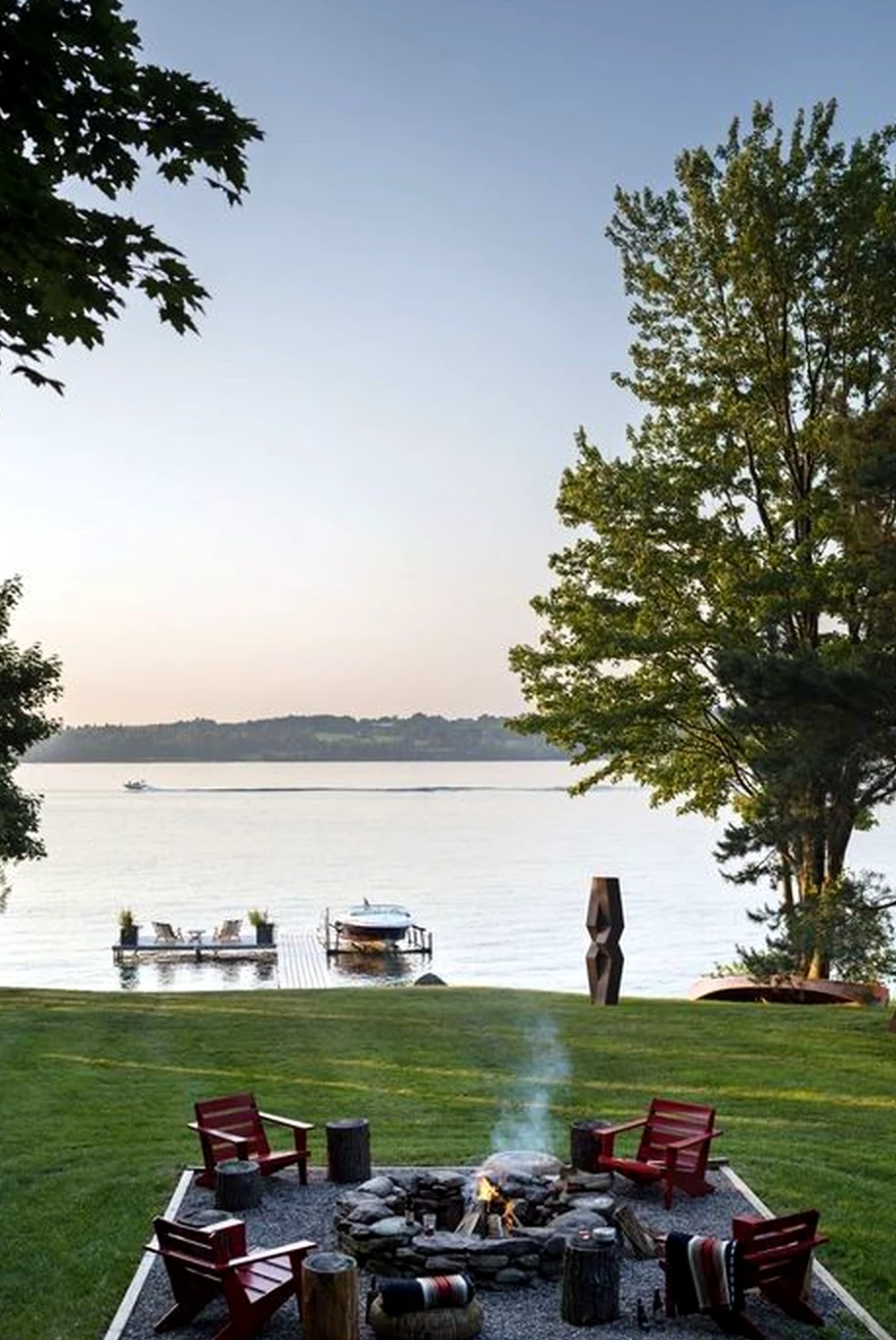 Graceful garden seating adds focus across the outdoor space, giving the decor a finish that feels personal and relaxed.