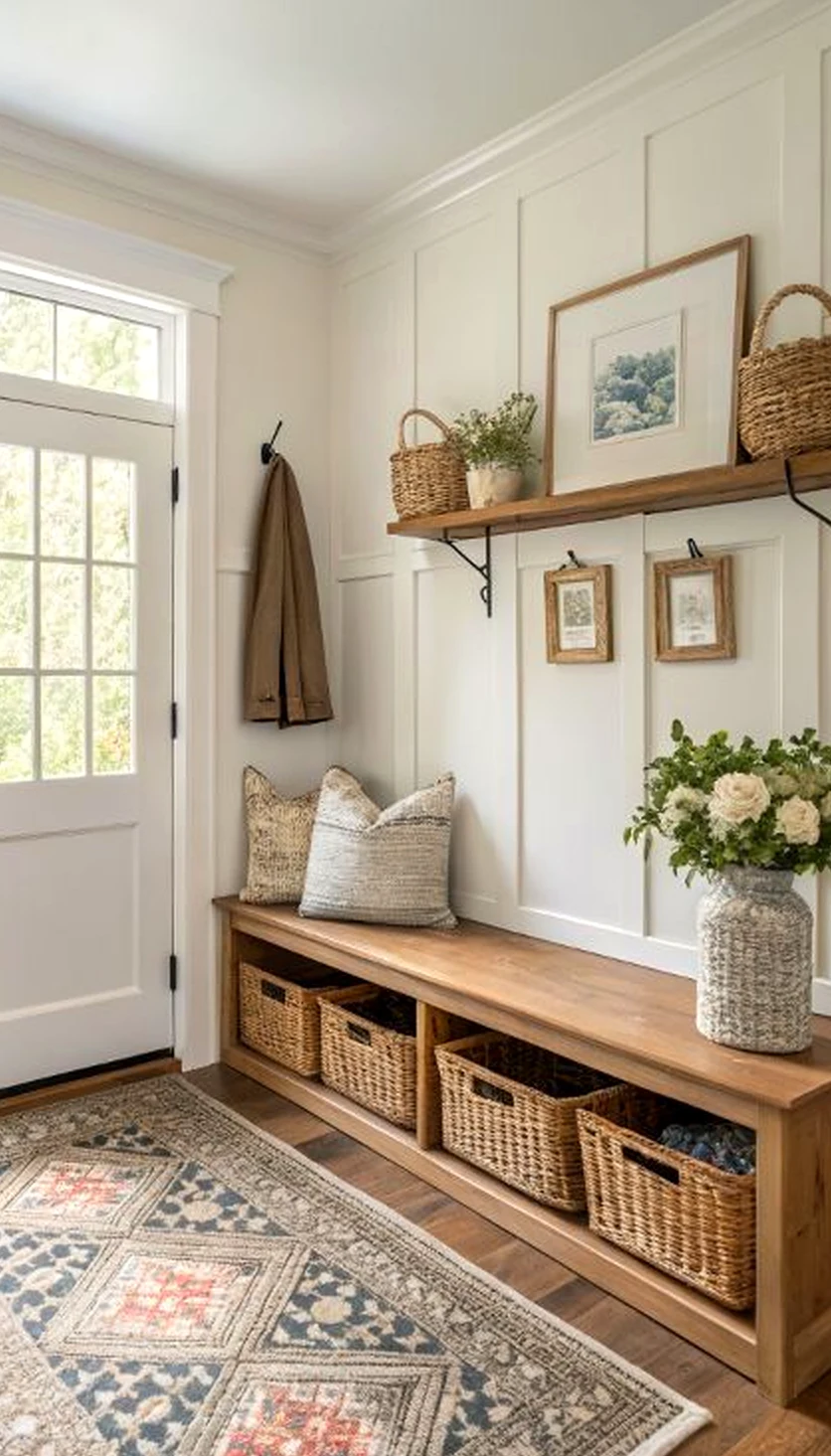Simple breakfast table anchors the table with balance, giving the view a mood that feels soft at the edges.