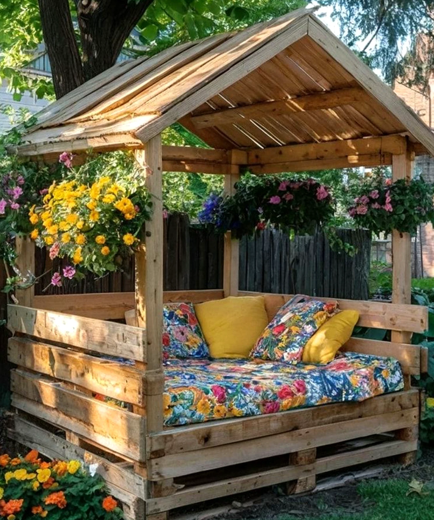 Natural colorful passage supports the backdrop through character, leaving the space feeling personal and relaxed.