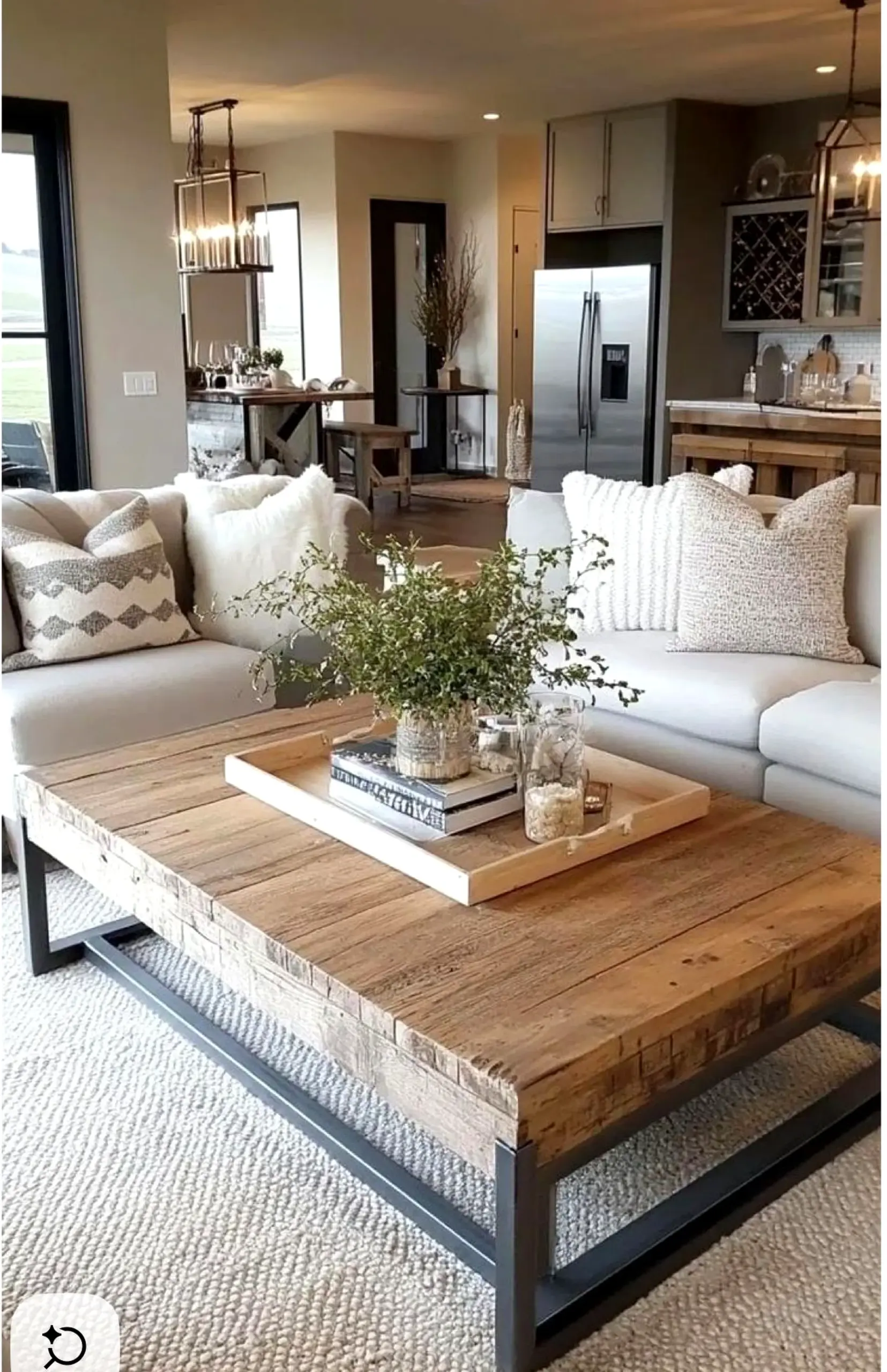 Open bedside layer supports the arrangement through rhythm, leaving the space feeling clear and inviting.