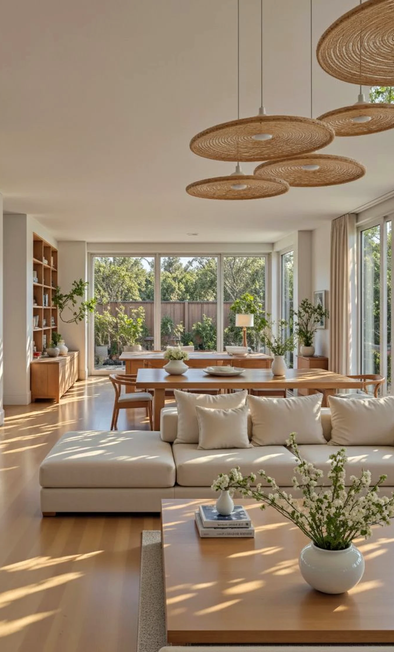 Open colorful passage brings a useful note of light, making the garden edge feel pleasantly composed.