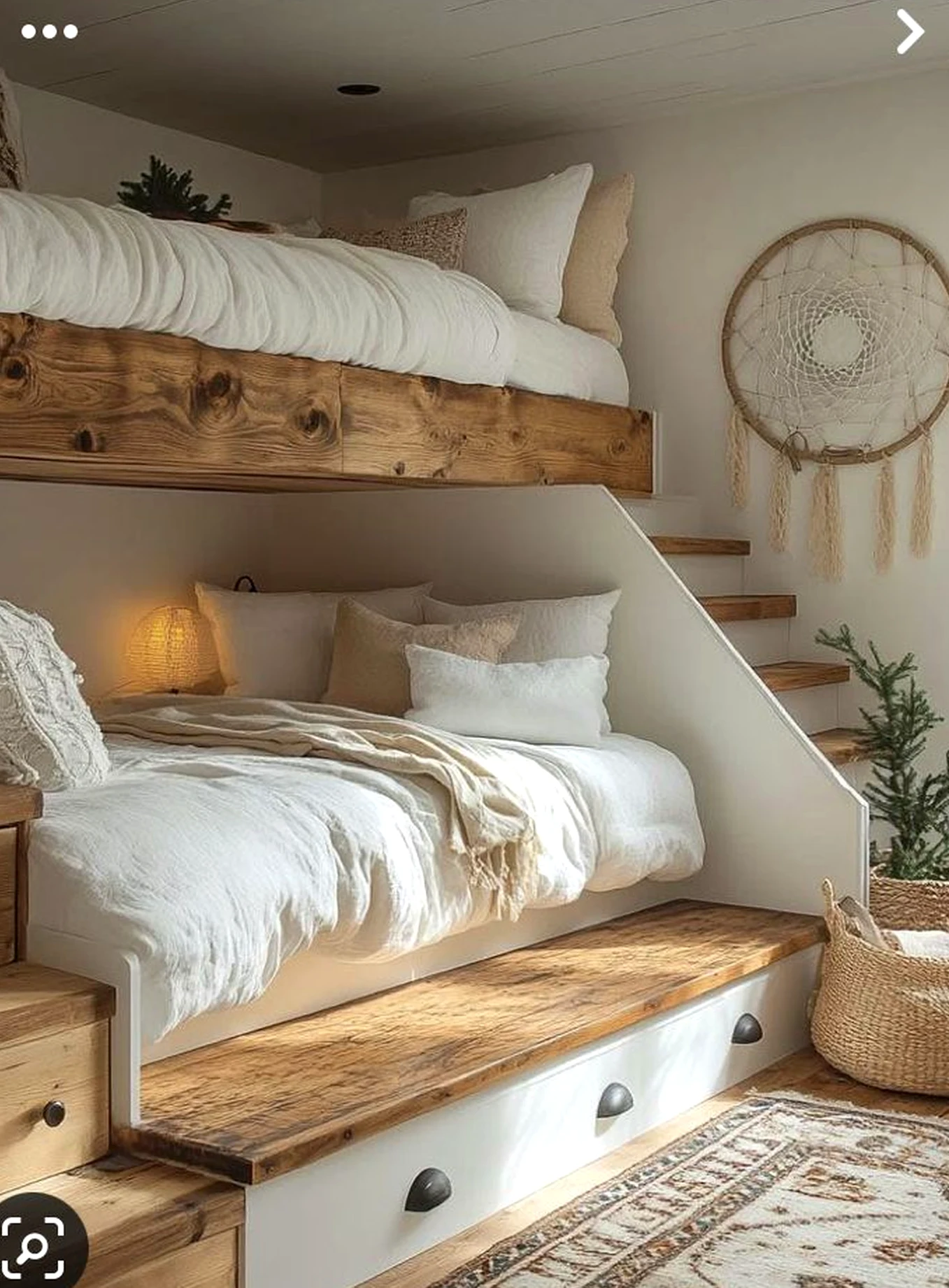 Inviting fireplace area brings contrast to the composition, creating a mood that feels soft at the edges.