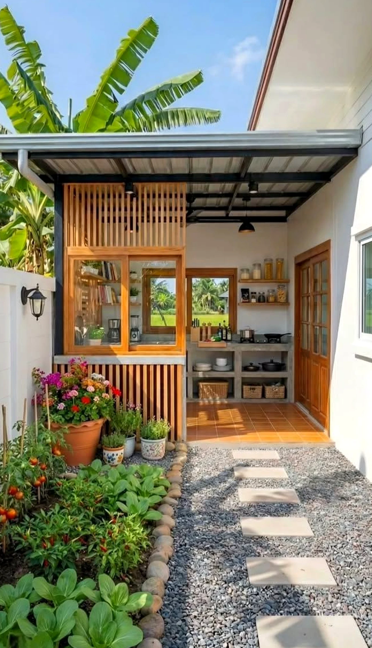 Tactile green entry anchors the arrangement with focus, giving the view a mood that feels quietly finished.