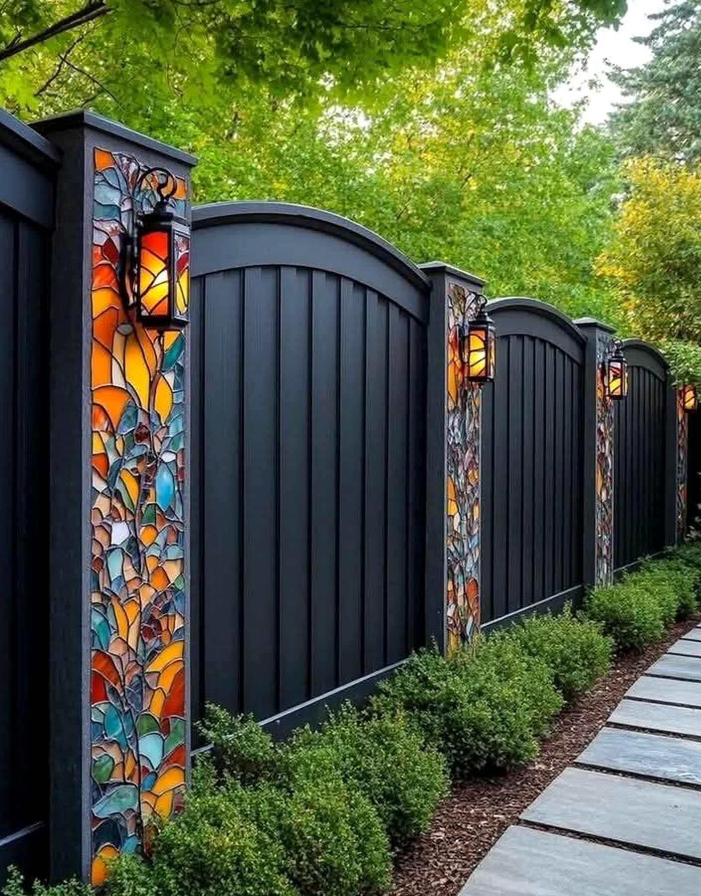 Calm bathroom vanity frames the outdoor space with focus, making the scene feel comfortable in daily use.